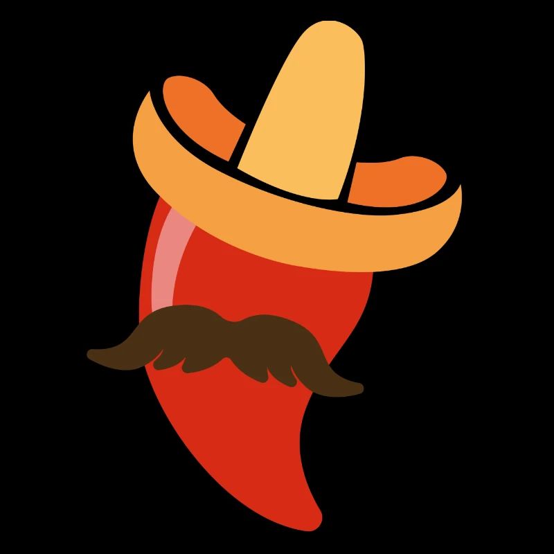 Mexikanische Peperoni Design