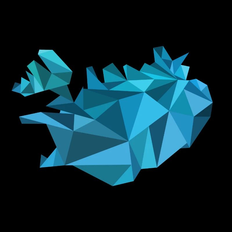 Iceland map - map - ICELAND - geometric
