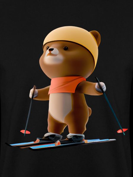 Stunned skier Bear