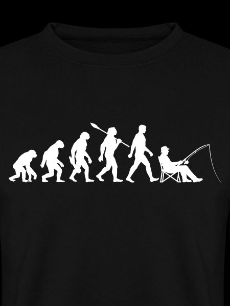 Evolution - Angler, Angeln Geschenk
