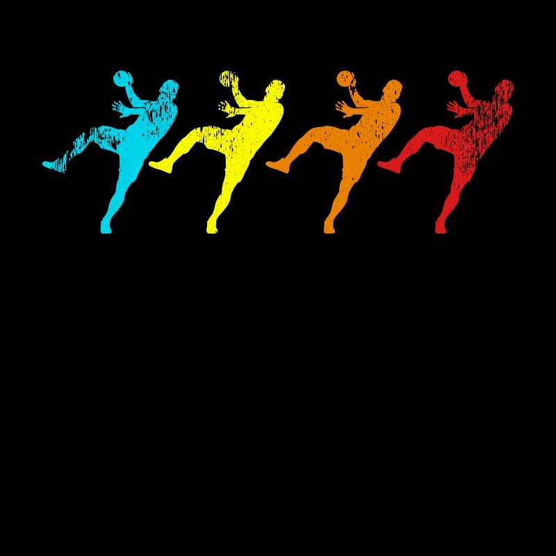 Handball Handball rétro-cadeau équipe équipe