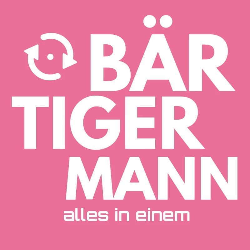 bär tiger mann