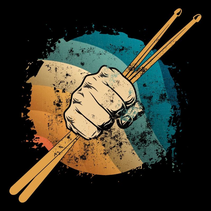 Drums vibrations and percussion