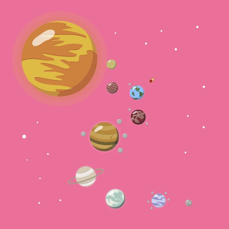 Système Solaire Espace Tout Planète Soleil Mars