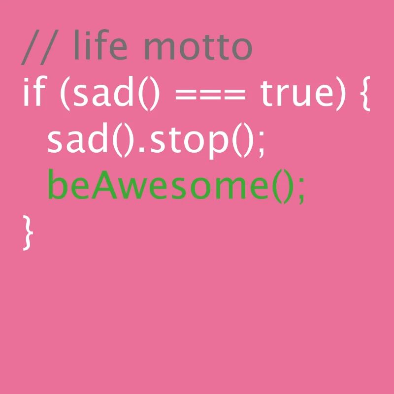 Informatik Nerd Geek Programmierer lebensmotto