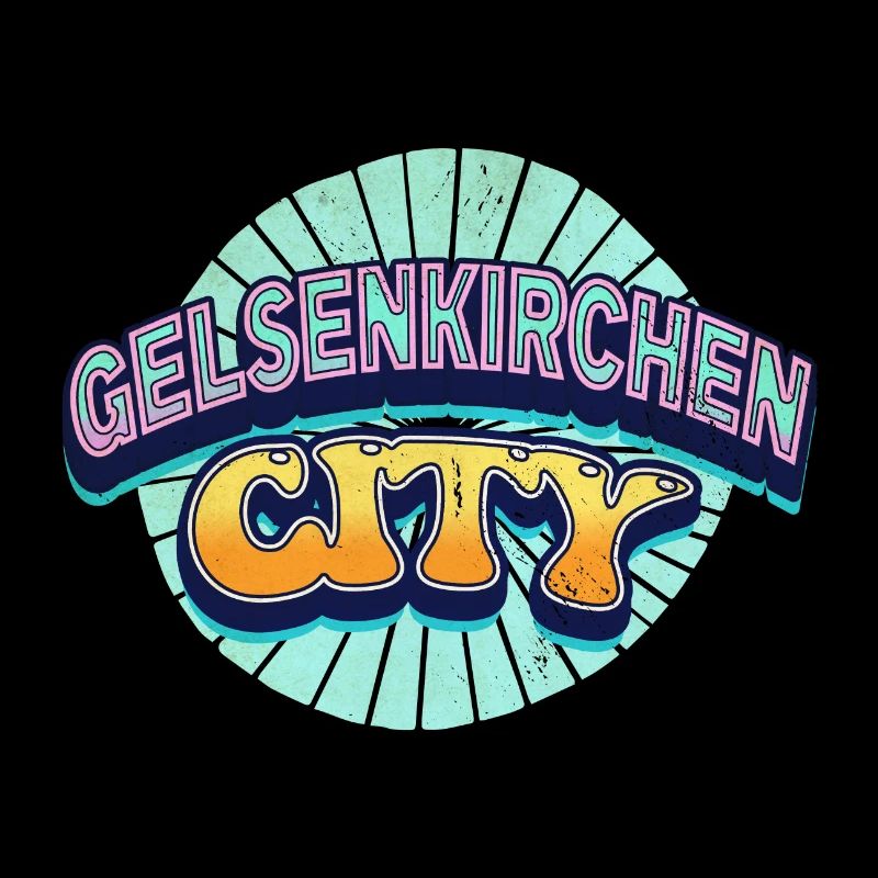 Gelsenkirchen Germany Font Pop Art Comic