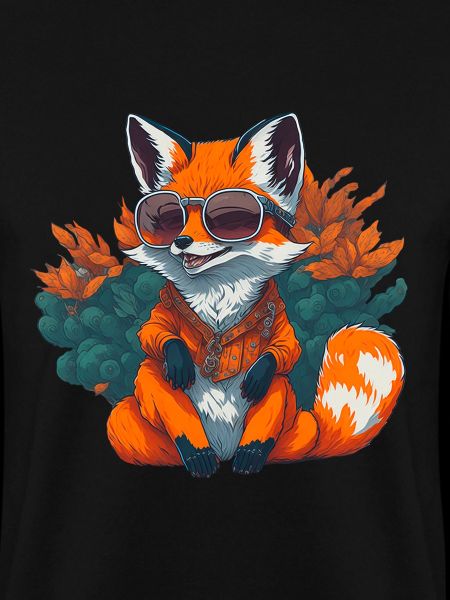 Cooler Fuchs mit Sonnenbrille