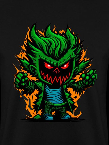 Graffiti Halloween Zombie Kid