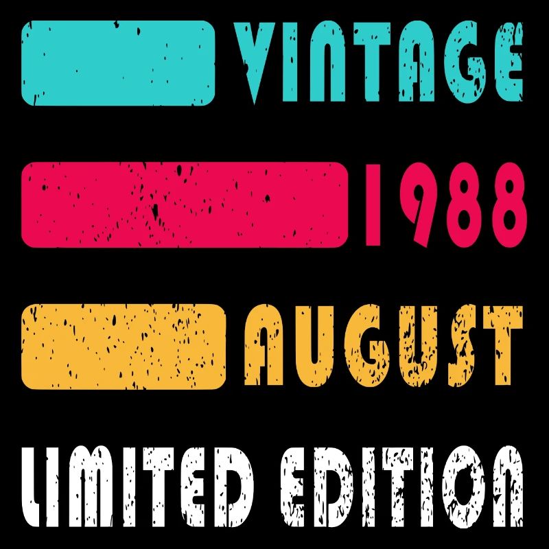 Août 1988 Anniversaire Août 1988 Août