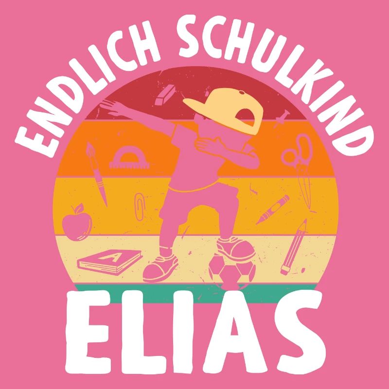 Endlich Schulkind Noah Dabbing Schüler