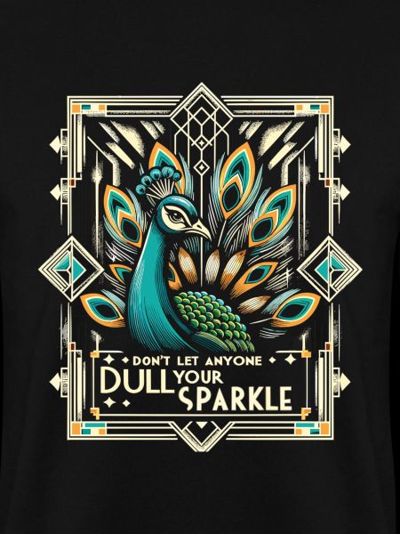 Art-Déco Pfau: Stilvolle Pracht