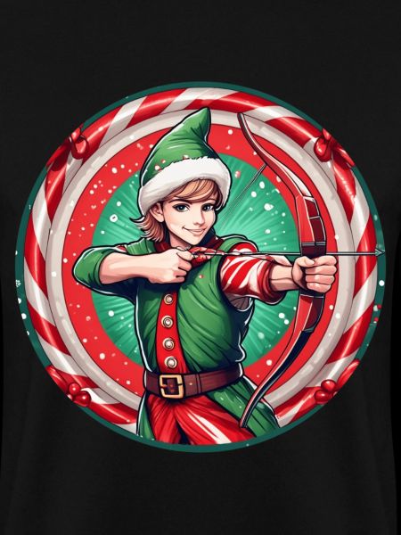 Weihnachtself Bogenschießen