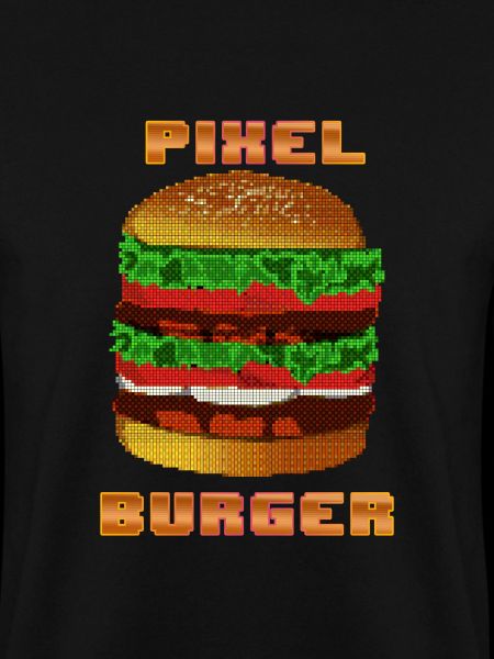 Pixel Burger retro T-Shirt
