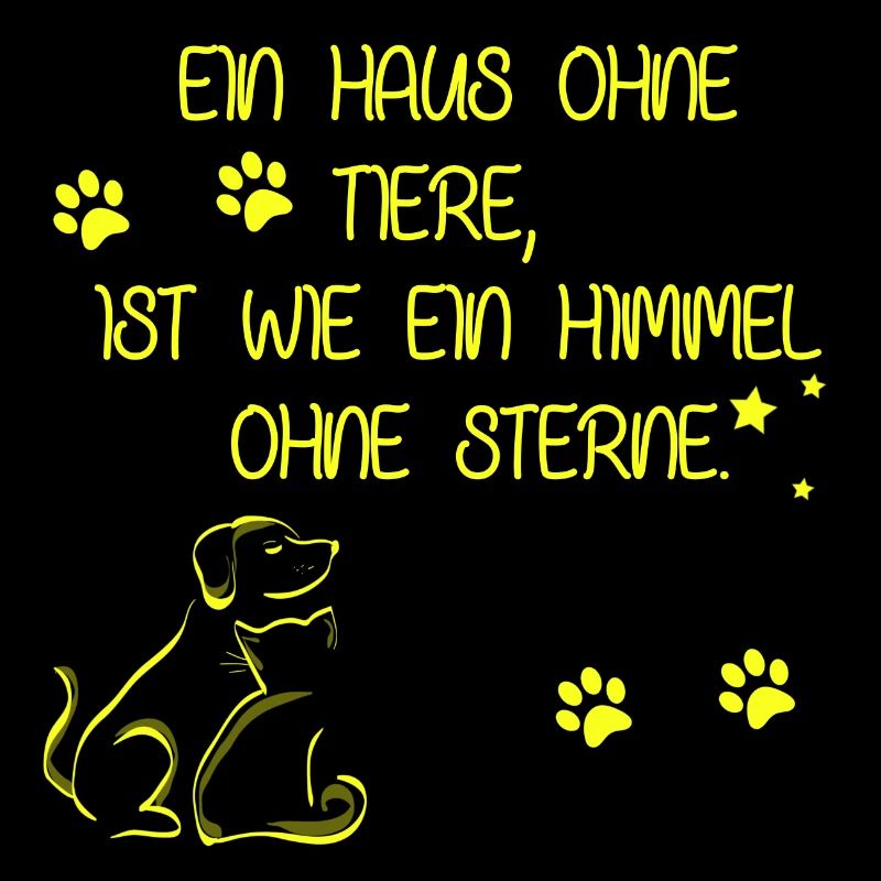 Katzen und Hunde Motiv