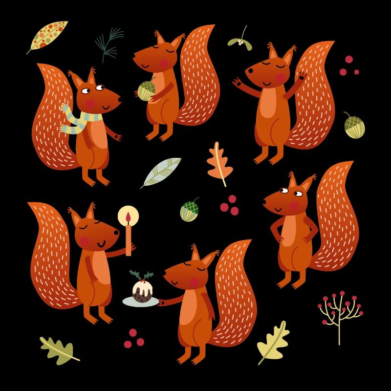 Eichhörnchen Party