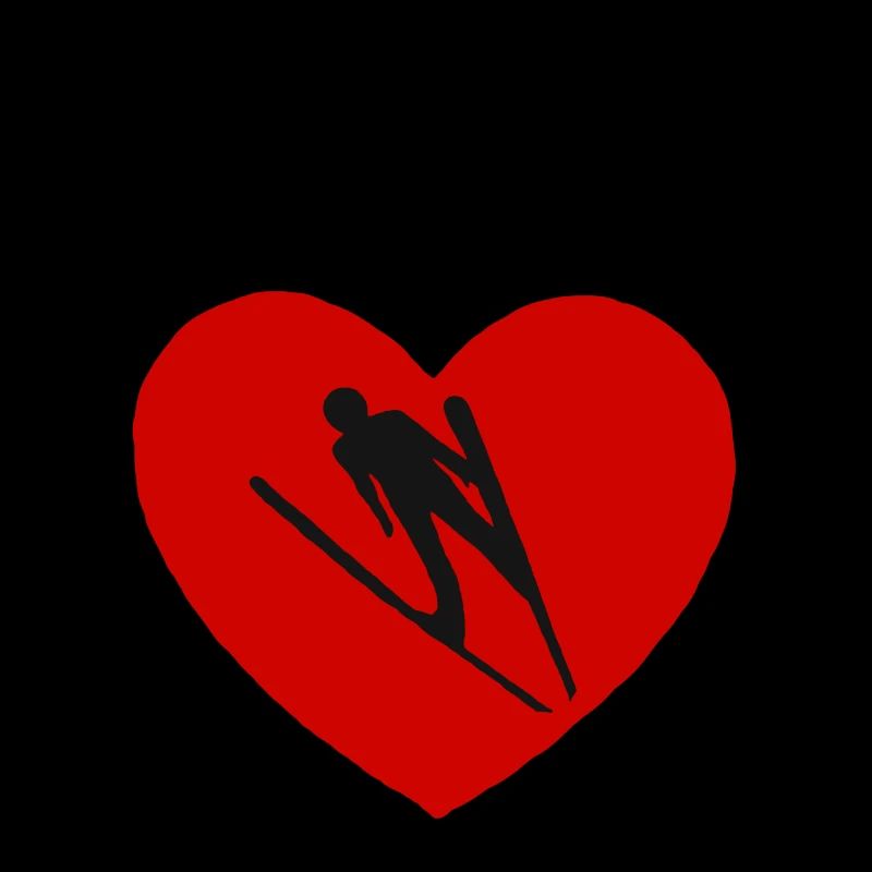 Ski Jumping Heart Ski Jumping Ski Flying Ski Jump
