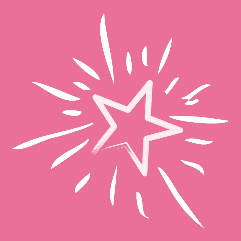 Glitzernder magischer Stern oder Sternschnuppe