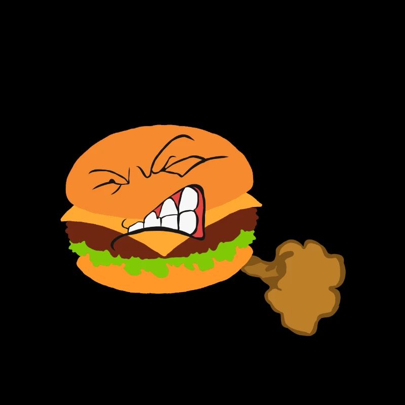 Burger fast food péter pets flatulence cadeau