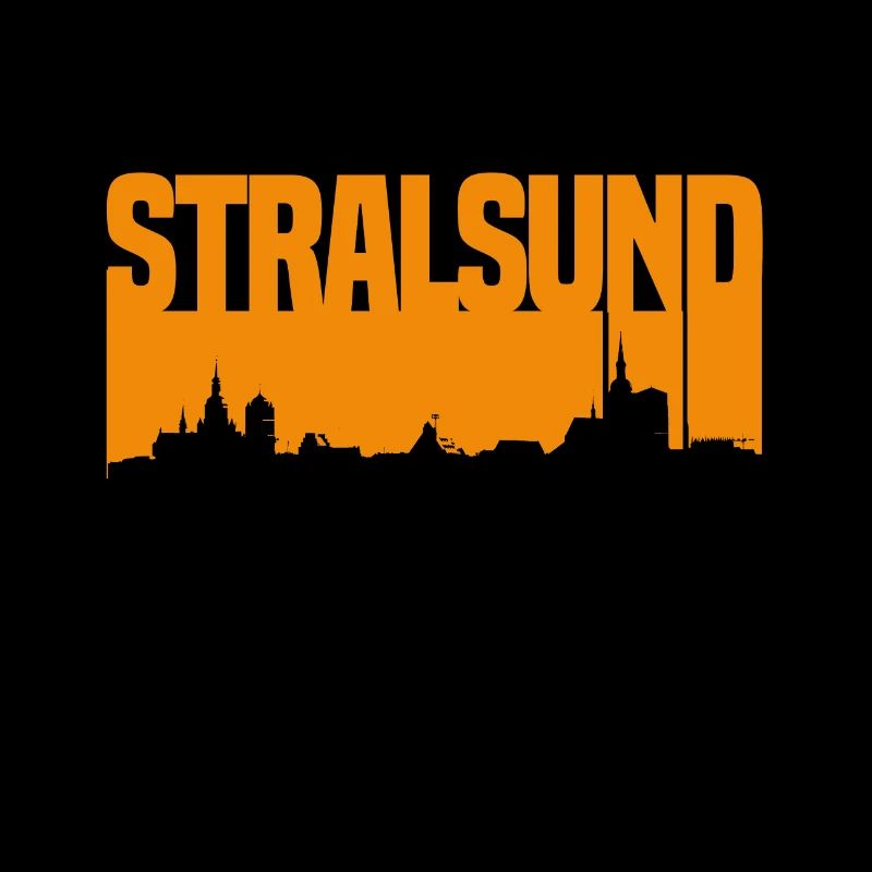 stralsund orange Silhouette
