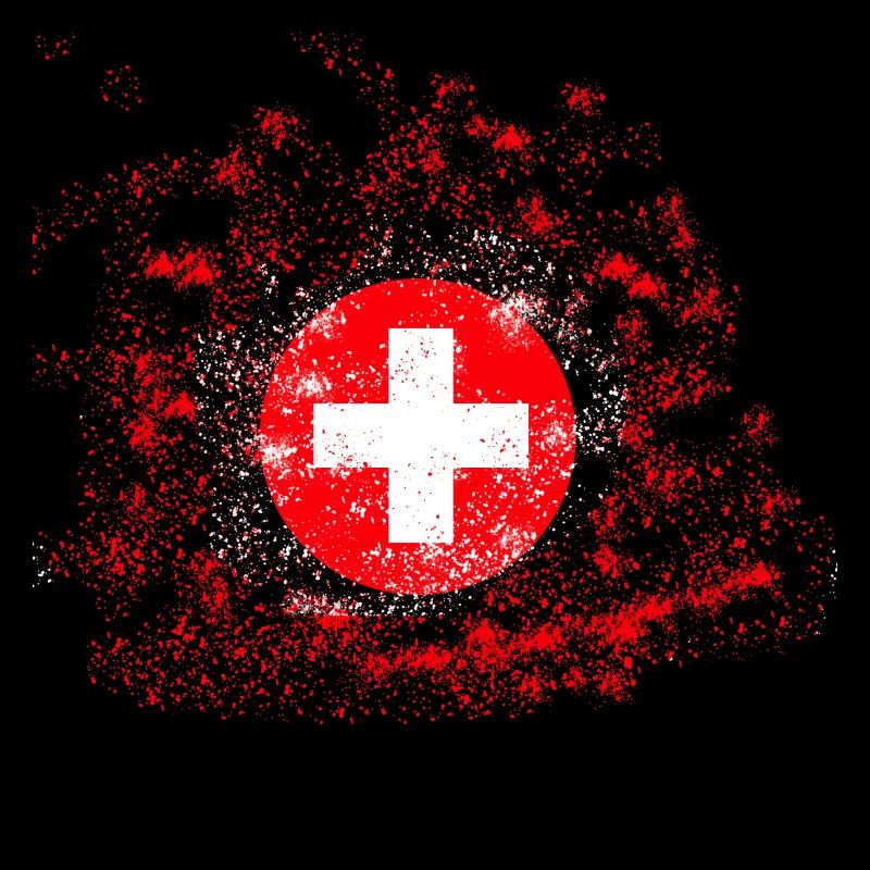 Épingles de couleur du drapeau du championnat du monde de Suisse