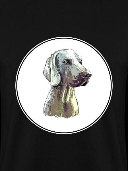 Weimaraner Hund Aquarell Illustration