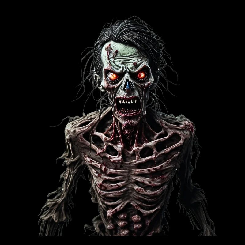 Zombie nicht sehr glücklich