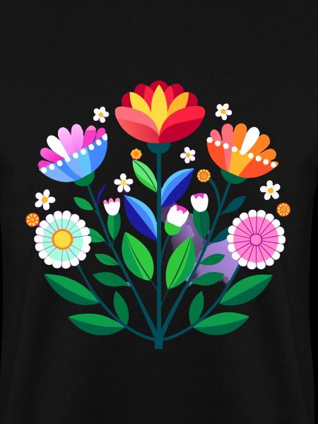Subtile Bi Pride Blumen