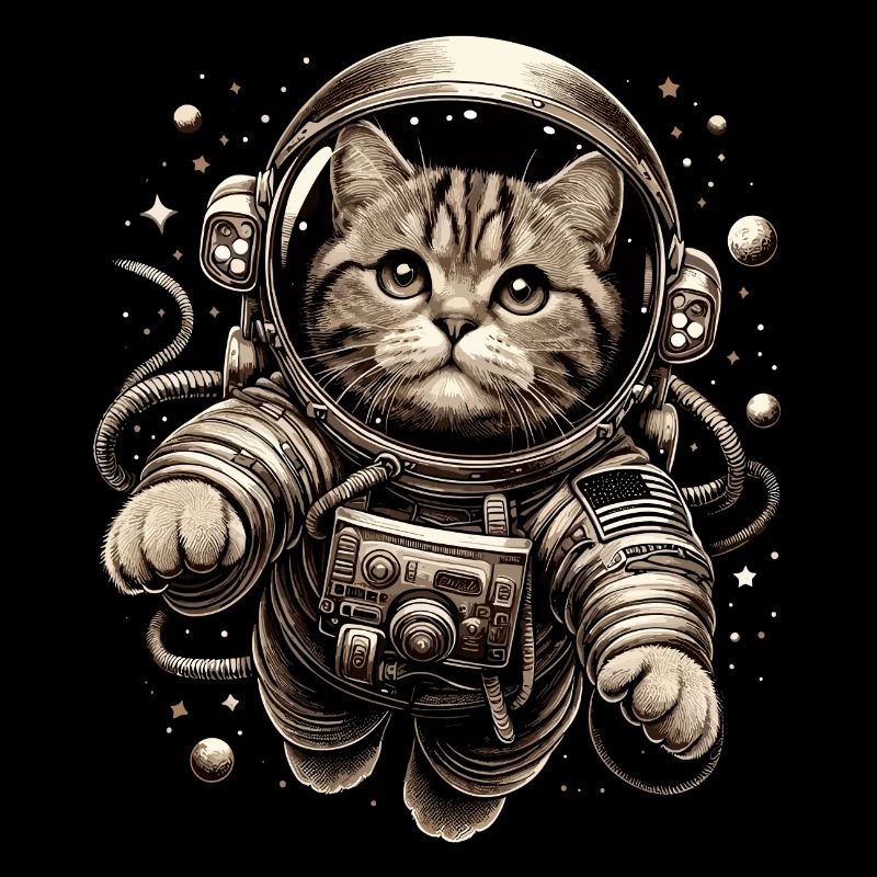 Astronaut BKH getigert Geschenk