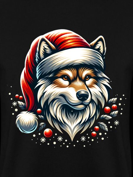 Weihnachtlicher Wolf