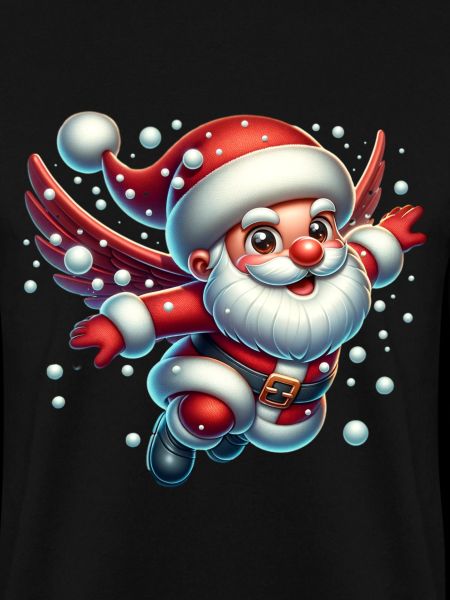 Weihnachtsmann Schneebälle