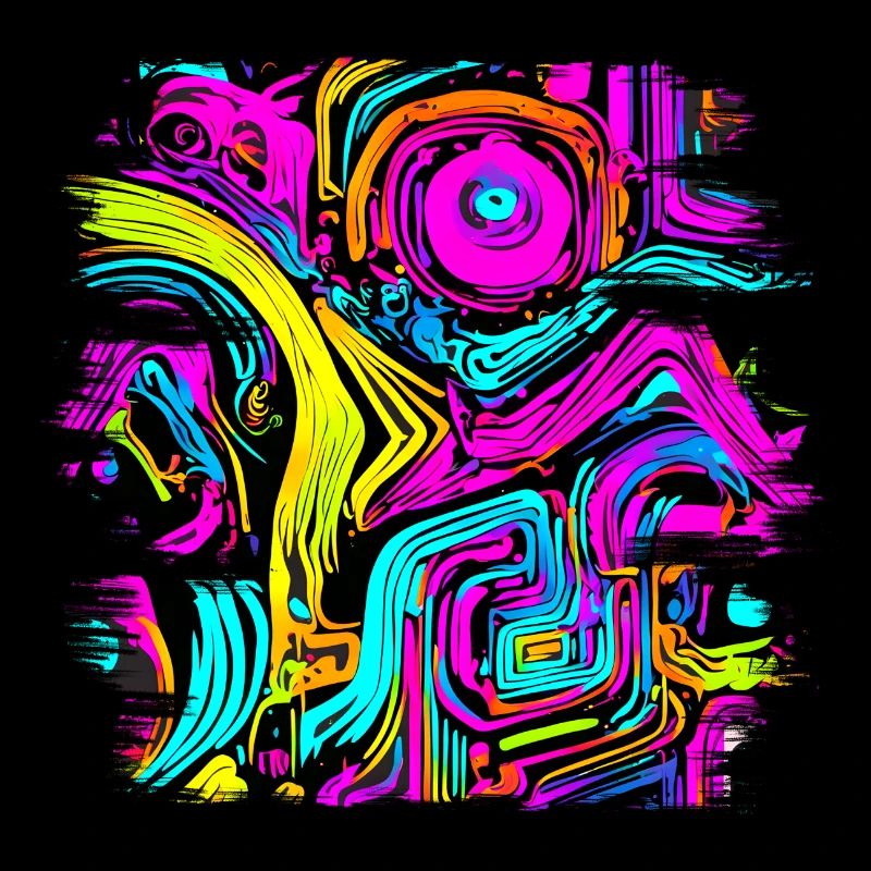 Neon Party UV Electro House Style