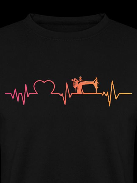 Sewing machine sunset heartbeat sewing