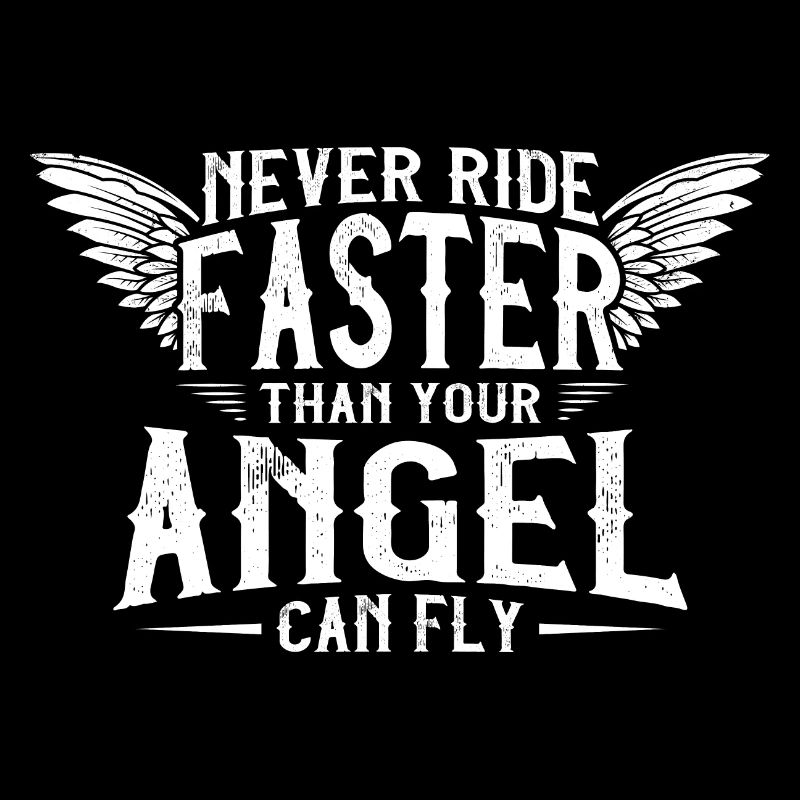 biker spruch engel flügel