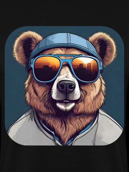Cool bear with sunglasses