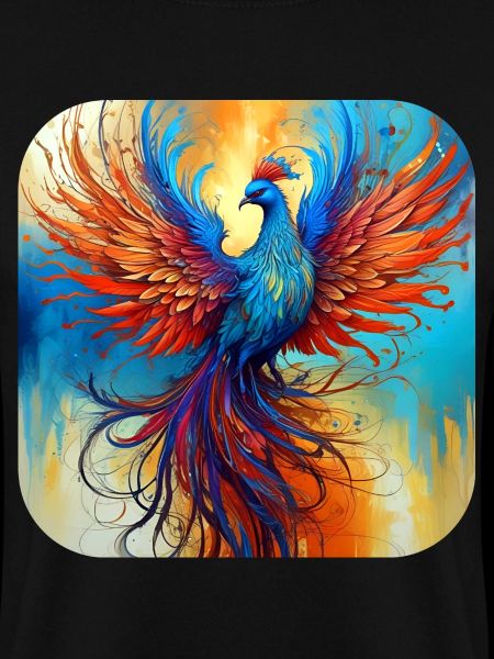 Stolzer Phoenix aus Feuer