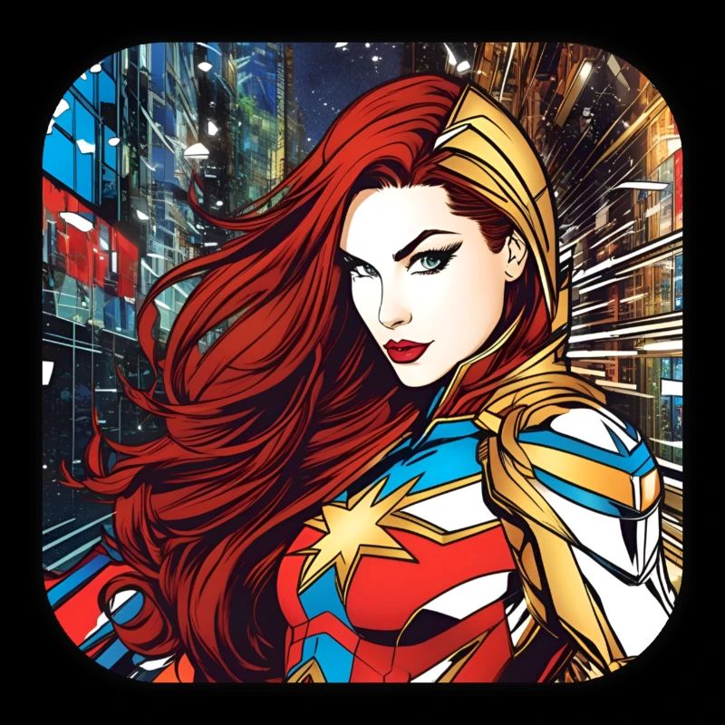 Coole Fantasy Superheldin