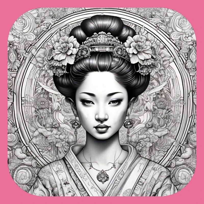 Anmutige Geisha