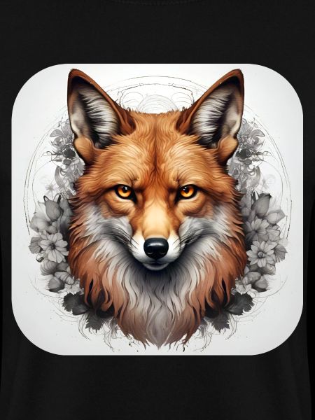 Fuchs mit Blumen