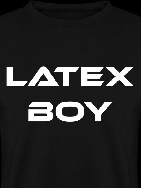 Schrift Design "Latex Boy"