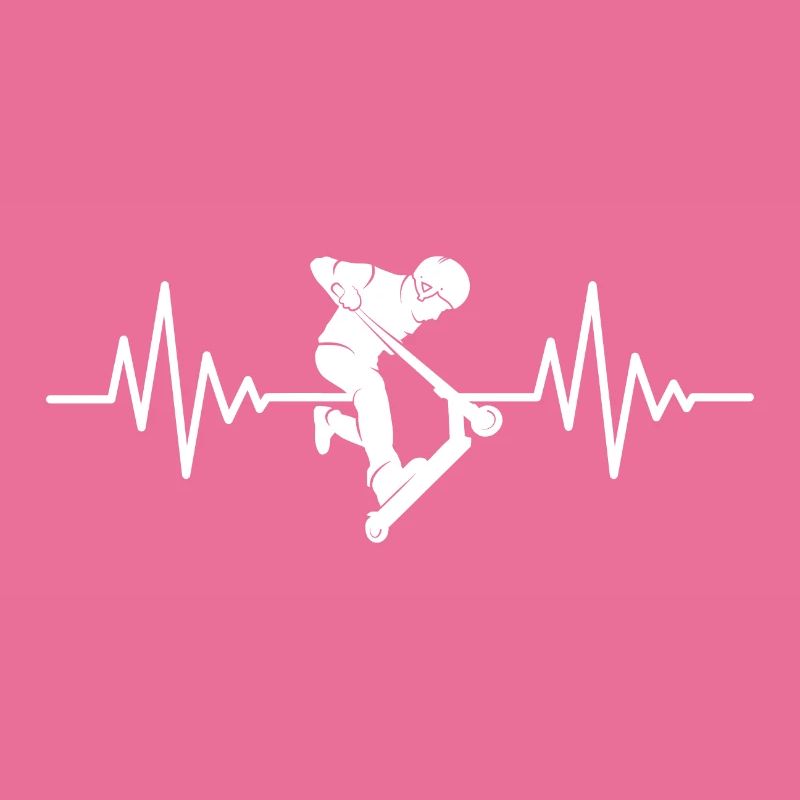 Cascade Scooter Tricks Heart Line Kick Scooter