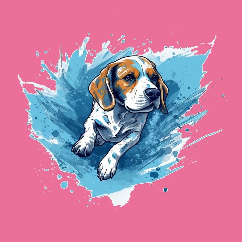 Beagle Dock-Plongée dans l’eau