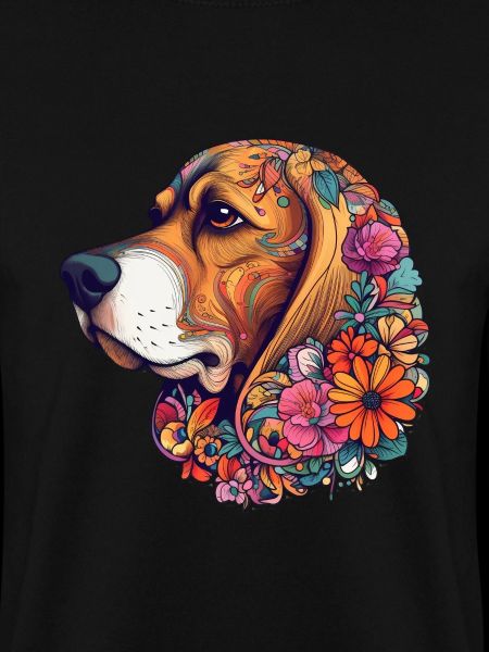 Buntes Beagle-Kunstdesign