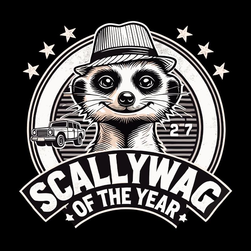 Scallywag de l’année Suricate Cadeau drôle