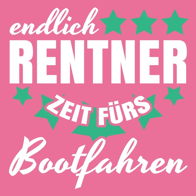 Rentner Bootfahren Rente Geschenk Boot Hobby Opa