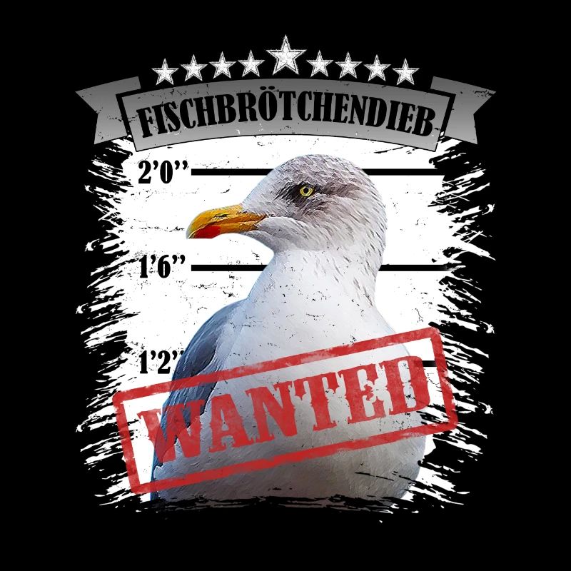 Möwe - Fischbrötchen Dieb