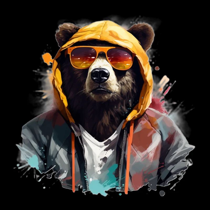 Cooler Hip-Hop Bär
