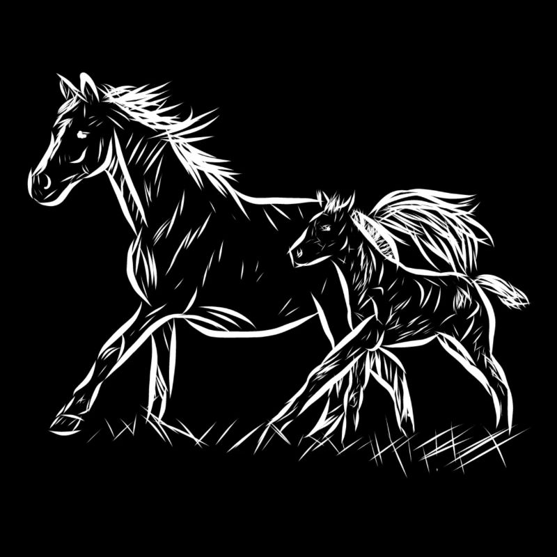 Mare and foal