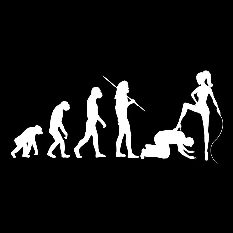 Evolution - dominatrix and slave