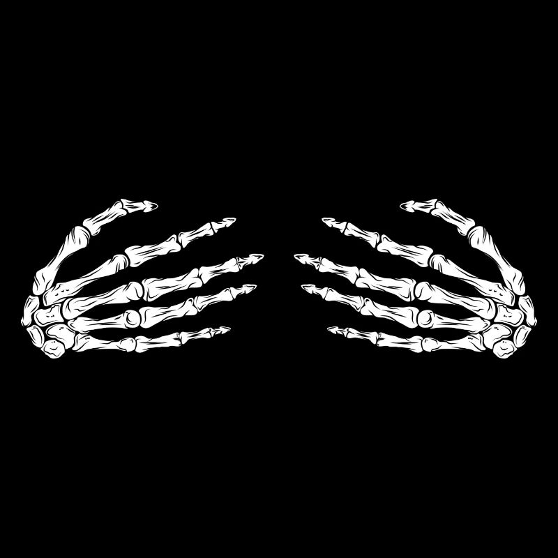 Sexy skeleton hands