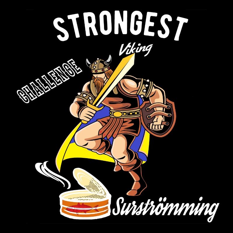 Surströmming Challenge,Viking Shirt schwedisch FUN
